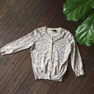 Cheetah print sweater